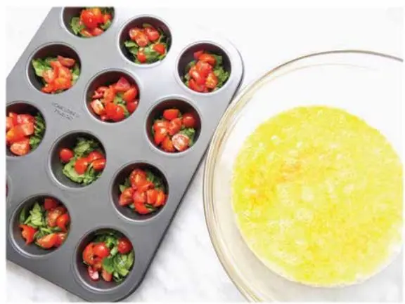 Keto groente muffin