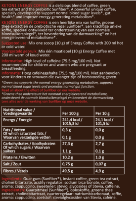 Heerlijke energy coffee met natuurlijke ingrediënten